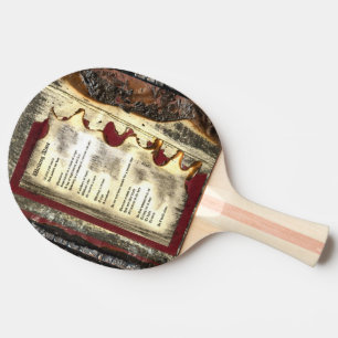 Walking Alone Ping Pong Paddle