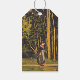 Walking at the Forest Edge (by Ferdinand Hodler) Gift Tags
