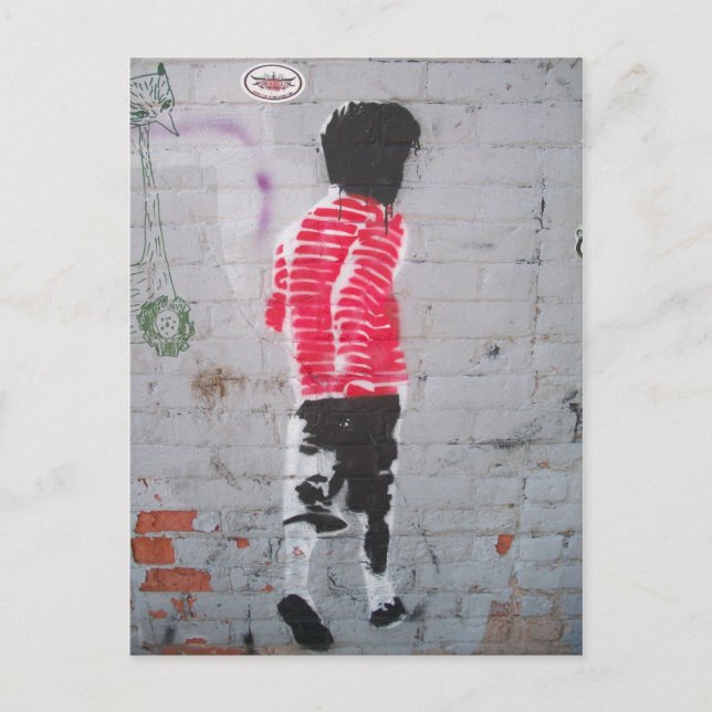 Walking away postcard (Front)