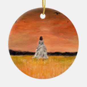 Walking Away with Dignity Ceramic Tree Decoration