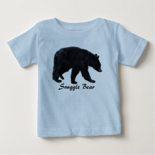 Walking Black Bear Animal Lover Baby T-Shirt