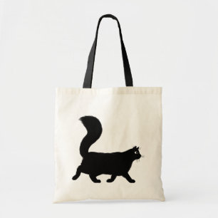 Walking Black Cat   Cool Kitty Lover's Tote Bag