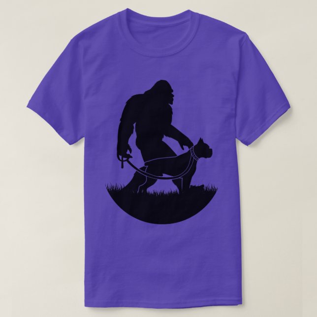 Walking Boxer Dog T-Shirt (Design Front)