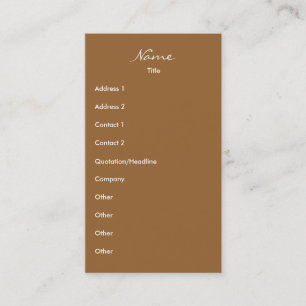 Walking Business Card