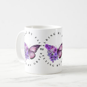 Walking by faith coffee mug