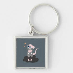 Walking Cat Key Ring