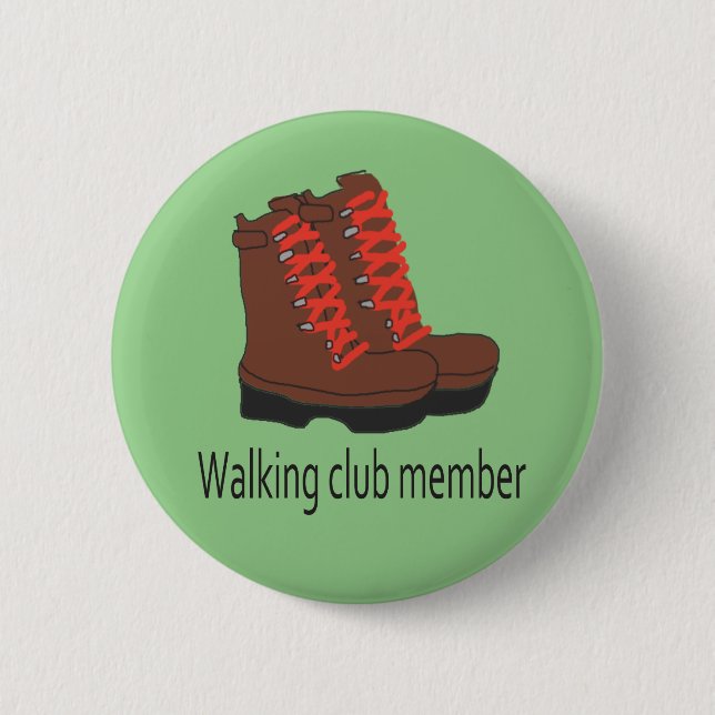 Walking club member pin badge (Front)