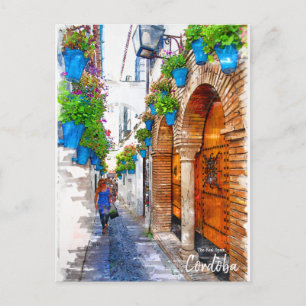 Walking Cordoba's Alley -Spain Postcard