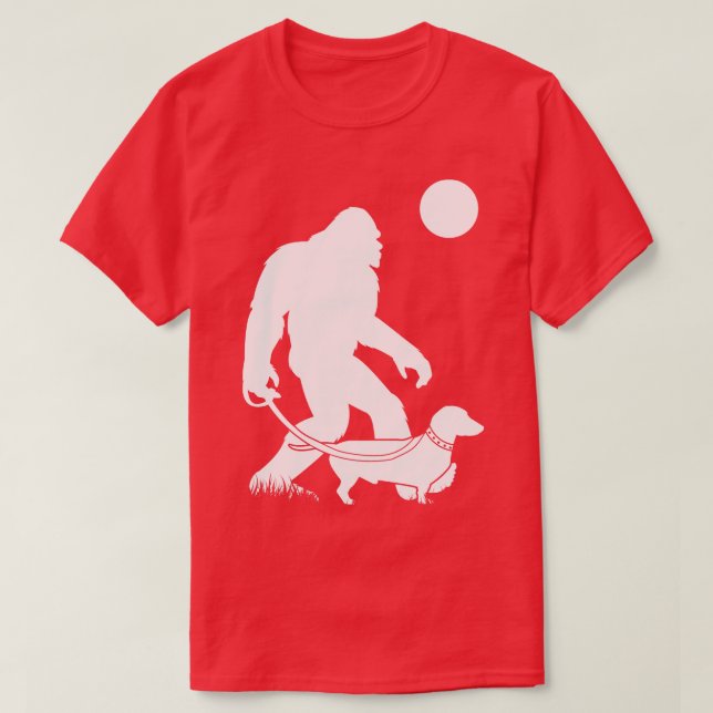 Walking Dachshund 3 T-Shirt (Design Front)