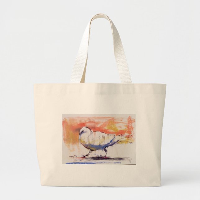 Walking Dove Trasierra 1998 Large Tote Bag (Front)