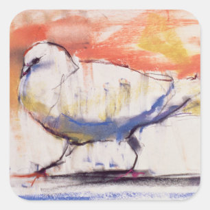 Walking Dove Trasierra 1998 Square Sticker