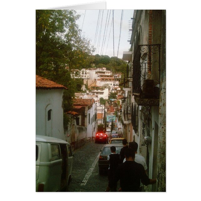 Walking down the mountain side in Taxco (Front)