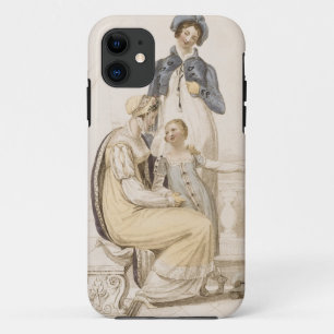 Walking Dresses, fashion plate from Ackermann's Re iPhone 11 Case