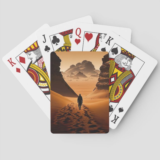 Walking Dune Playing Cards (Back)