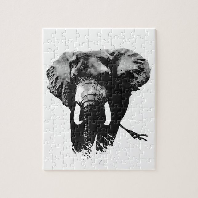Walking Elephant Jigsaw Puzzle (Vertical)