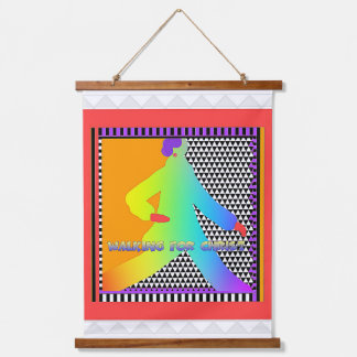 Walking For Christ Hanging Tapestry