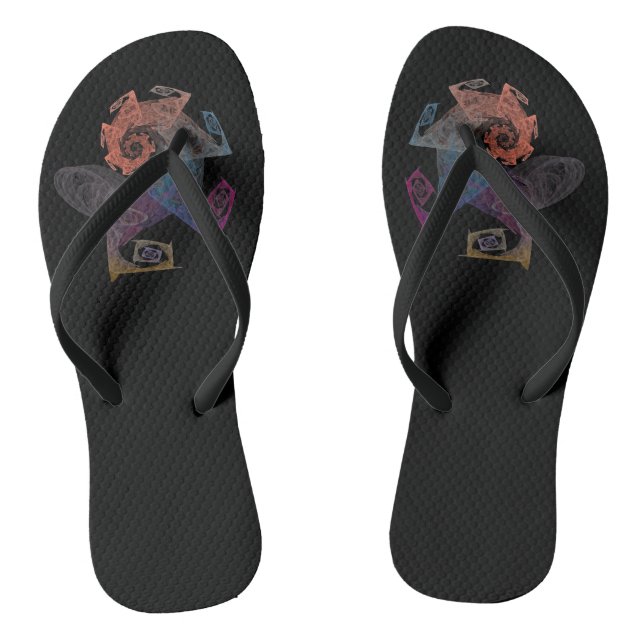 Walking Fractal Thongs (Footbed)