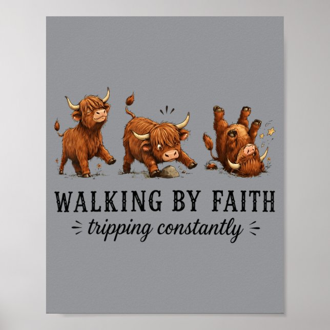 Walking Graphic Poster (Front)