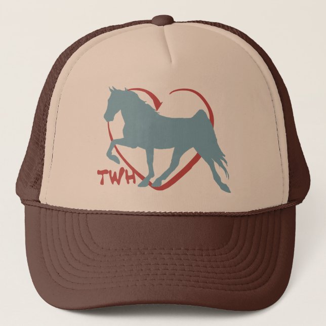 Walking Horse Lover Trucker Hat (Front)