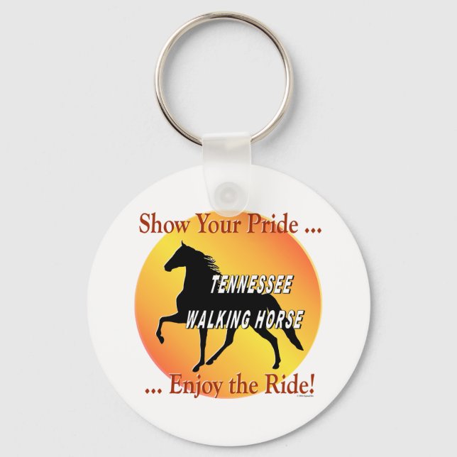 Walking Horse Pride Key Ring (Front)