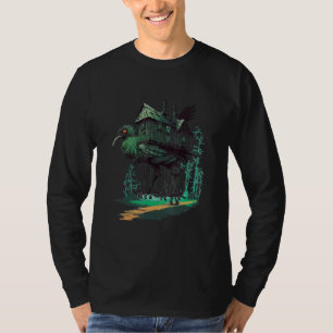 Walking House on Chicken Legs Slavic folklore Baba T-Shirt
