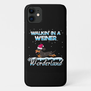 Walking In A Weiner Wonderland Xmas iPhone 11 Case