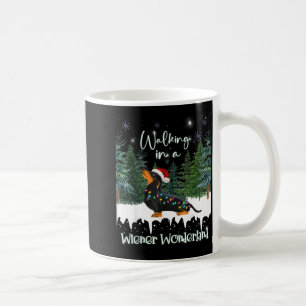 Walking In A Wiener Wonderland Dachshund Coffee Mug