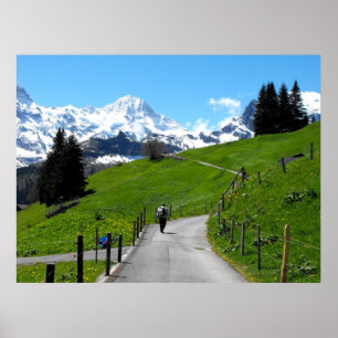 Walking in Murren Poster