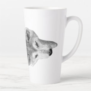 Walking in Silence Latte Mug