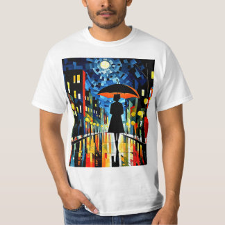 Walking in the rain 3 T-Shirt