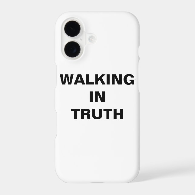 "Walking In Truth" Apple iPhone 8/7 Case (Back)