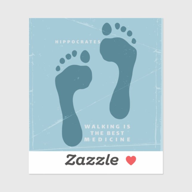Walking is the best medicine Hippocrates quote (Sheet)