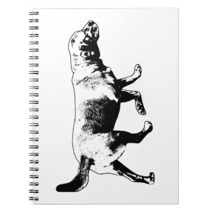 Walking Labrador Ink Art Notebook