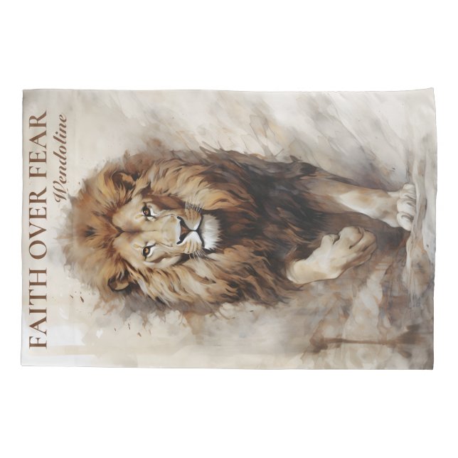 Walking Lion Pillowcase (Back)