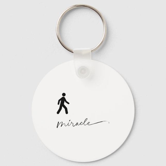 Walking Miracle Apparel  Key Ring (Front)