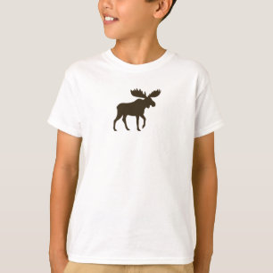 Walking Moose Silhouette T-Shirt