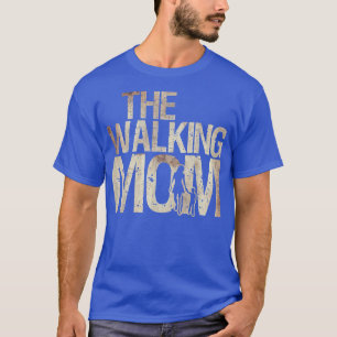 Walking Mum Zombie Woman And Kid Mother's Day T-Shirt