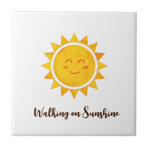 Walking on Sunshine Ceramic Tile