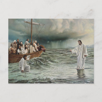 WALKING ON WATER POSTCARD