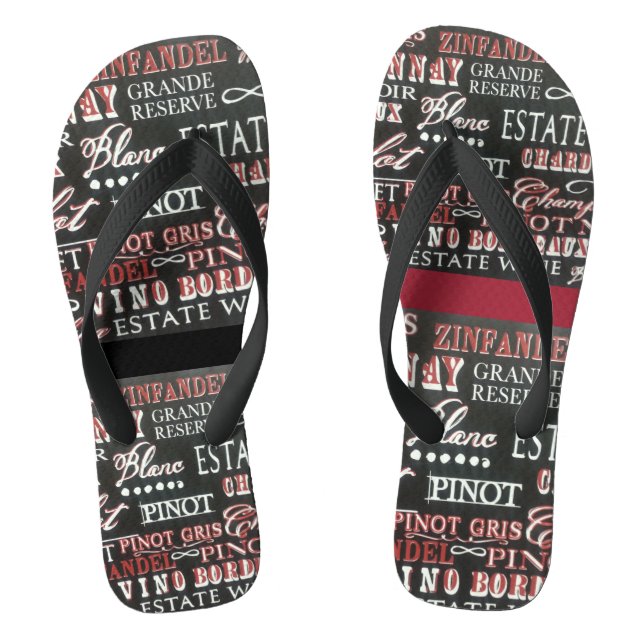 Walking on Wine Thongs (Footbed)