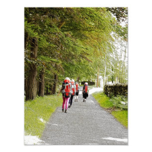 WALKING Photo Enlargement Print