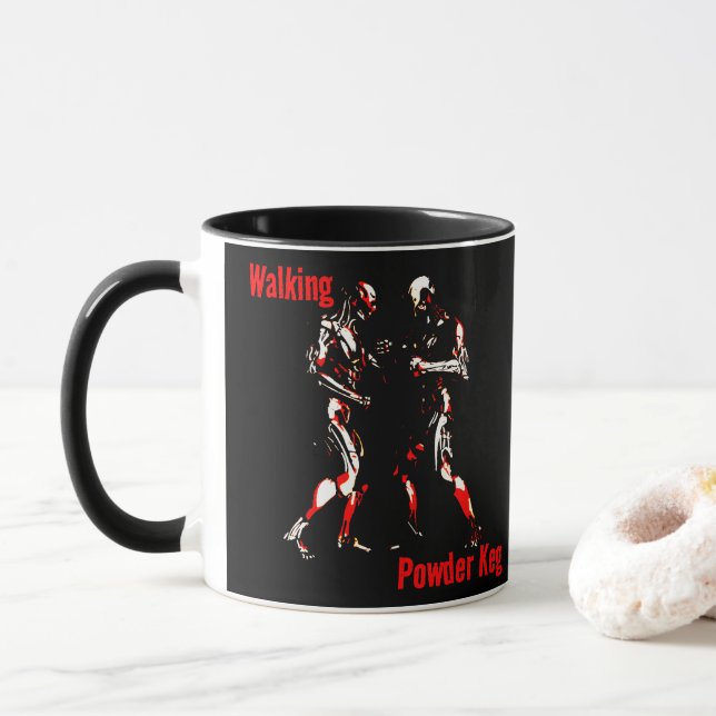 Walking Powder Keg Mug (With Donut)