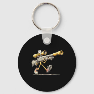 Walking Rifle Gun Costume for Precision Sniper Key Ring