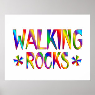 Walking Rocks Poster