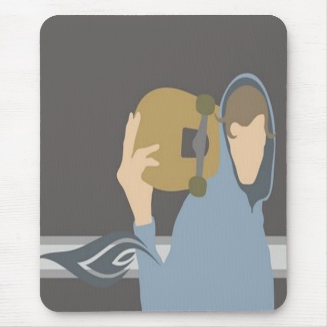 Walking Skater mousepad (Front)