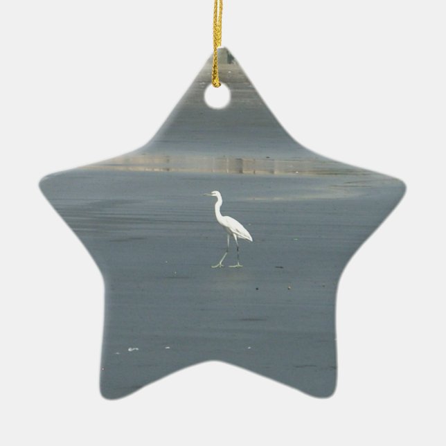 Walking solo.JPG Ceramic Ornament (Front)