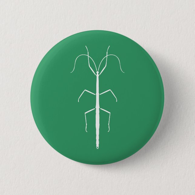Walking Stick 6 Cm Round Badge (Front)