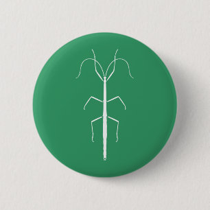 Walking Stick 6 Cm Round Badge