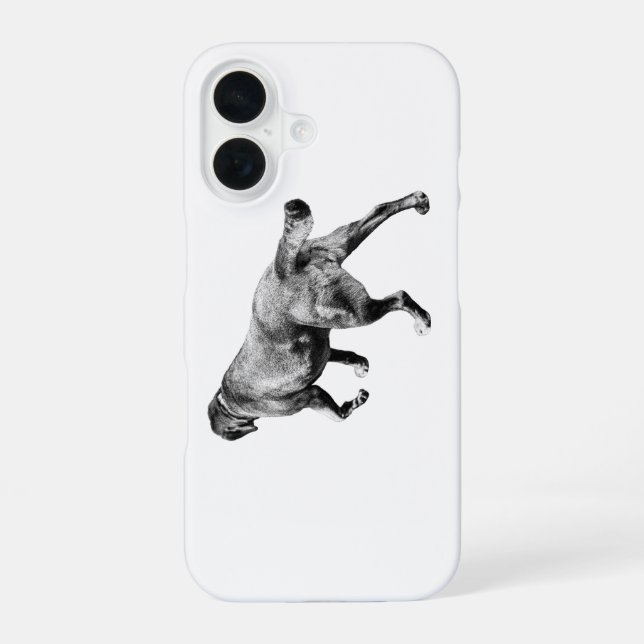 Walking Strong in Fall iPhone 16 Case (Back)
