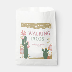 Walking Tacos Mexican Fiesta Birthday Party Favour Bag